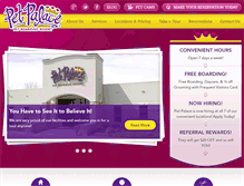 Tablet Screenshot of petpalaceresort.com